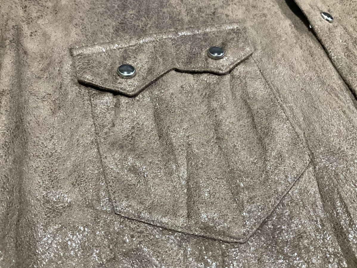14th Addiction × Japanese Brand × KMRii 🔥Sick Y2K Semantic Design Cowboy Leather Shirt Size US M / EU 48-50 / 2 - 5 Thumbnail