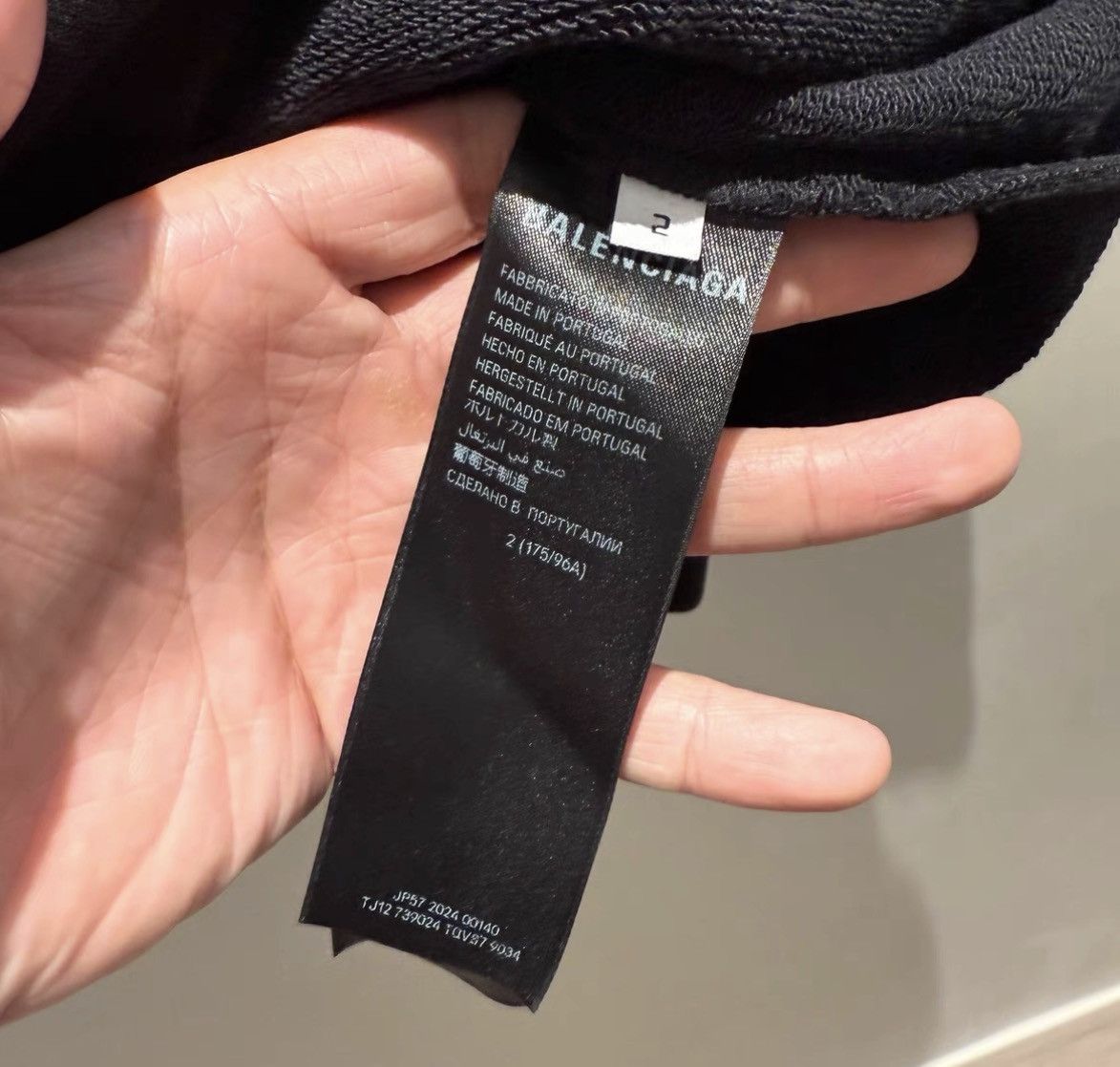 Balenciaga BALENCIAGA Embroidered Logo Hoodie / Long Sleeve Size US S / EU 44-46 / 1 - 6 Thumbnail
