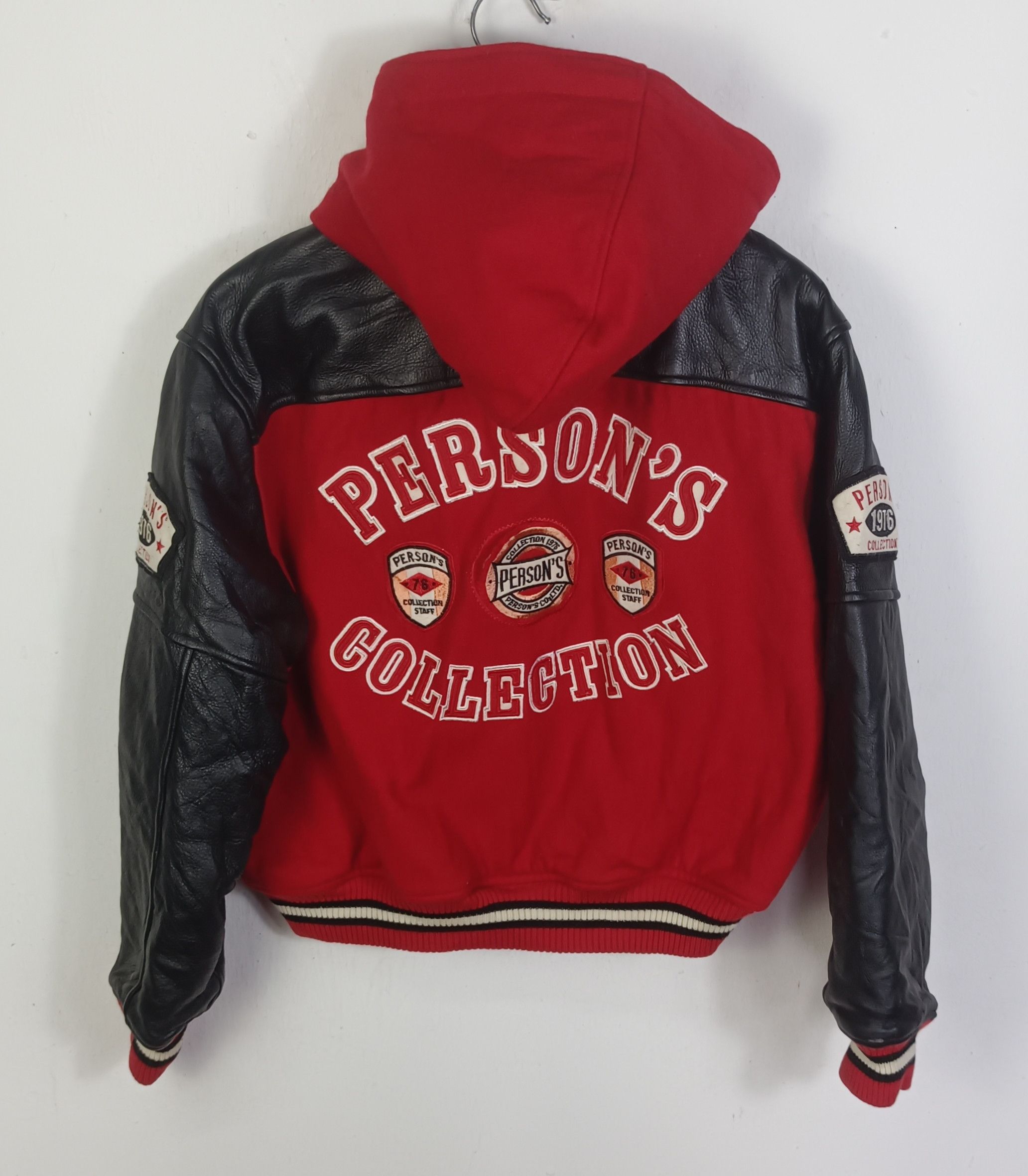 PERSON'S Vintage Person's An Atircle Collection Wool & Leather Jacket Size US L / EU 52-54 / 3 - 3 Thumbnail