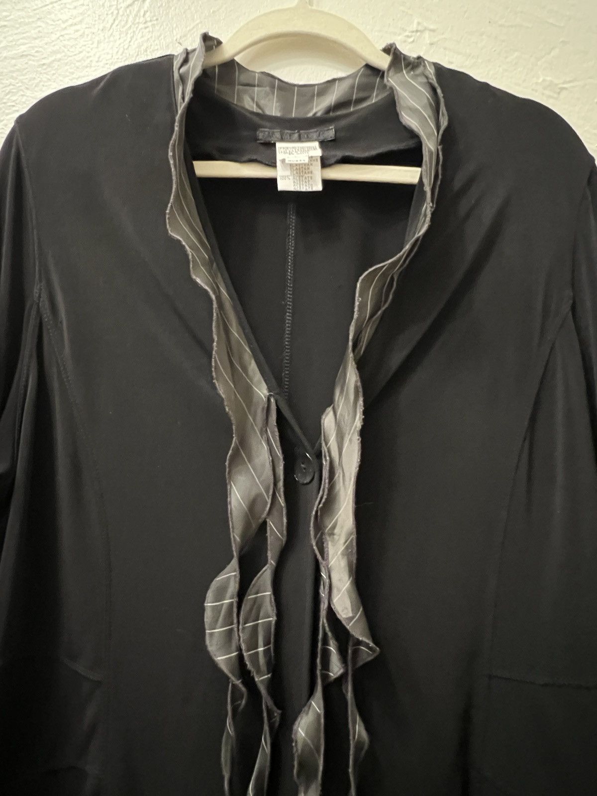 Other Black Ruffled Cardigan, size 14 Size XL / US 12-14 / IT 48-50 - 2 Thumbnail