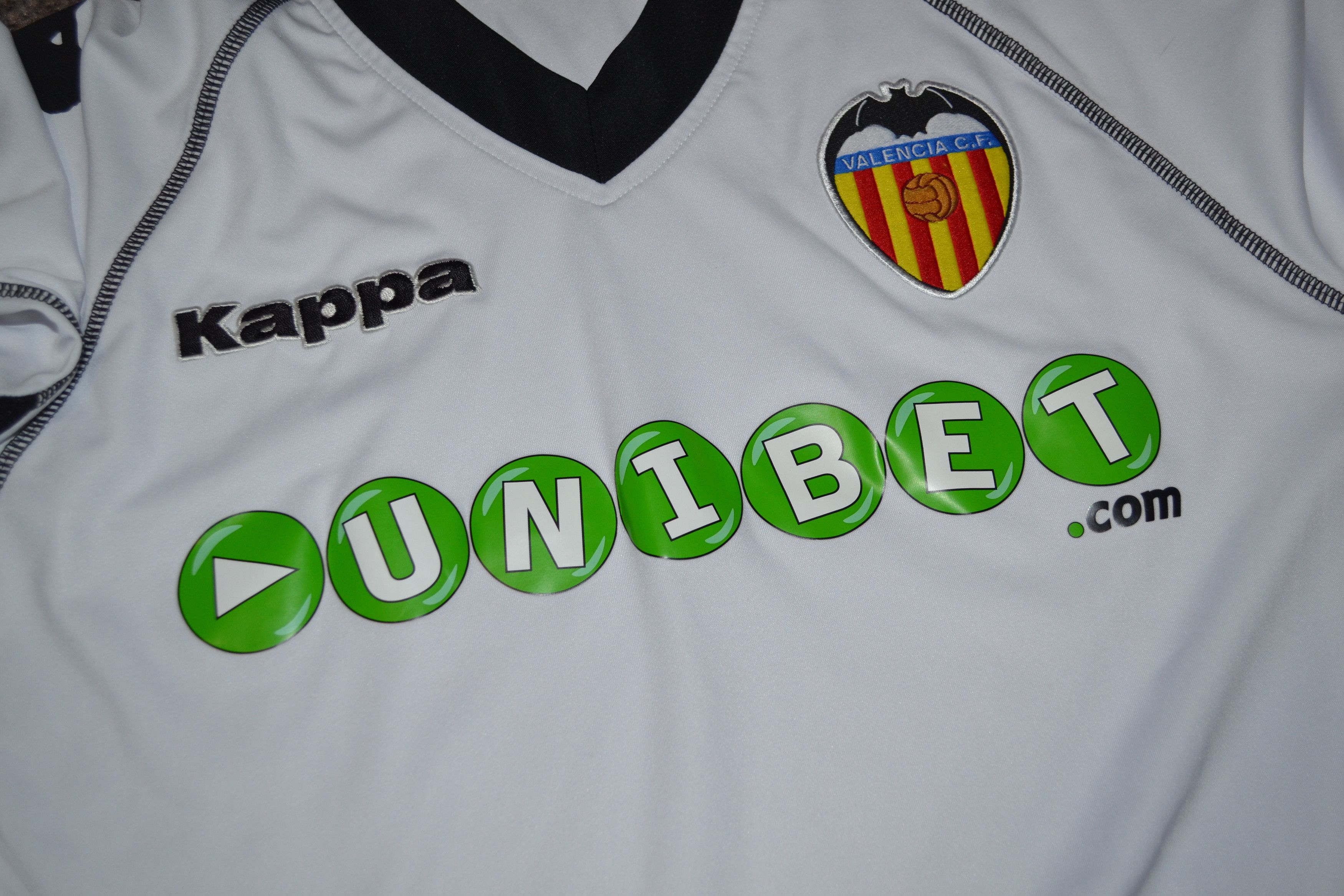 Kappa Vintage Valencia Home Shirt 2009 2010 Soccer Jersey Size US M / EU 48-50 / 2 - 4 Thumbnail
