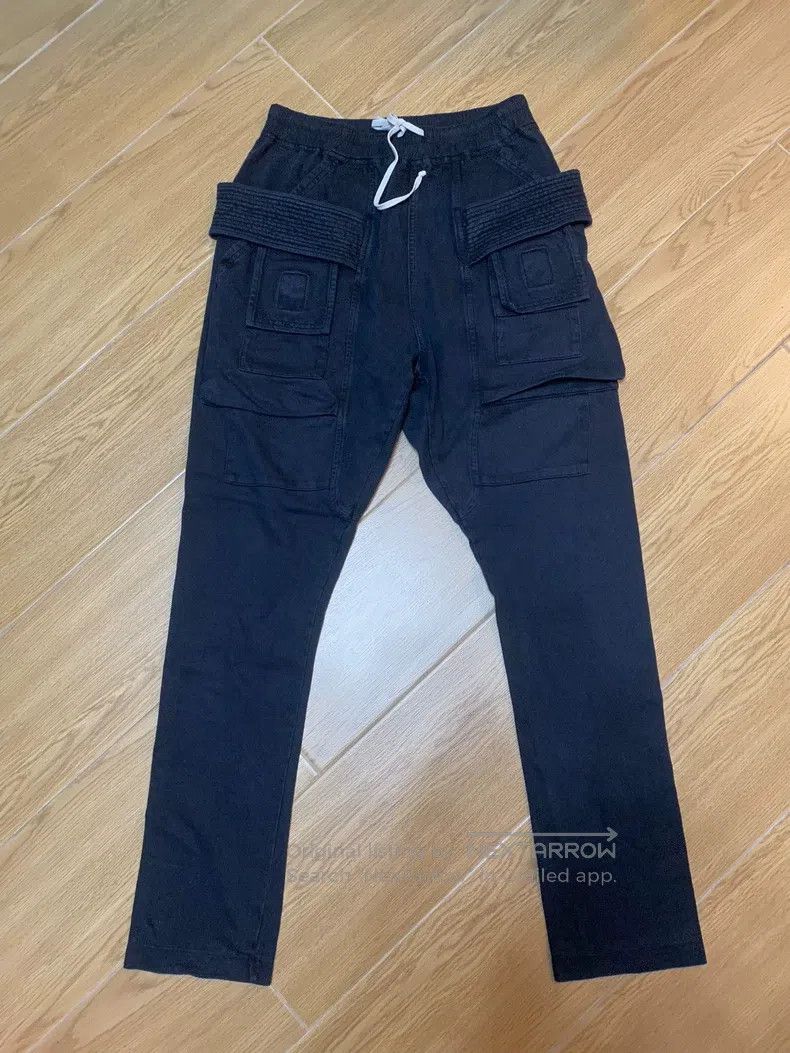 Rick Owens RICK OWENS size S Double Zip Pants, Bomber Pants, Black Size US 27 - 1 Thumbnail