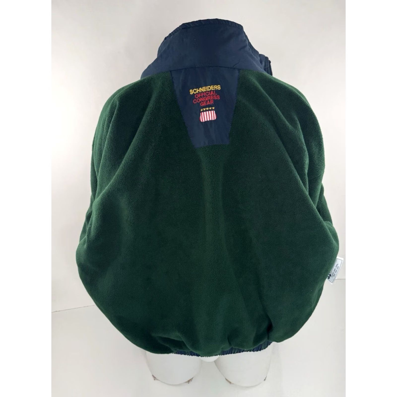 Vintage Schneiders Oversized L Jacket Men QUARTER HORSE CONGRESS Ohio 99 Official Embroidered Horse Equestrian Blue / Green Size US L / EU 52-54 / 3 - 6 Thumbnail