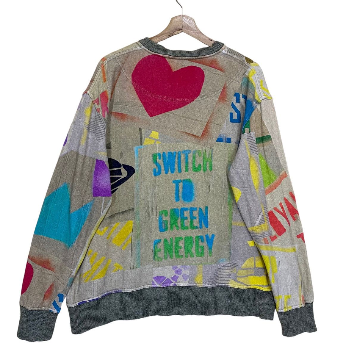 Vivienne Westwood Vivienne Westwood Man Switch To Green Energy Sweatshirt Size US L / EU 52-54 / 3 - 6 Thumbnail