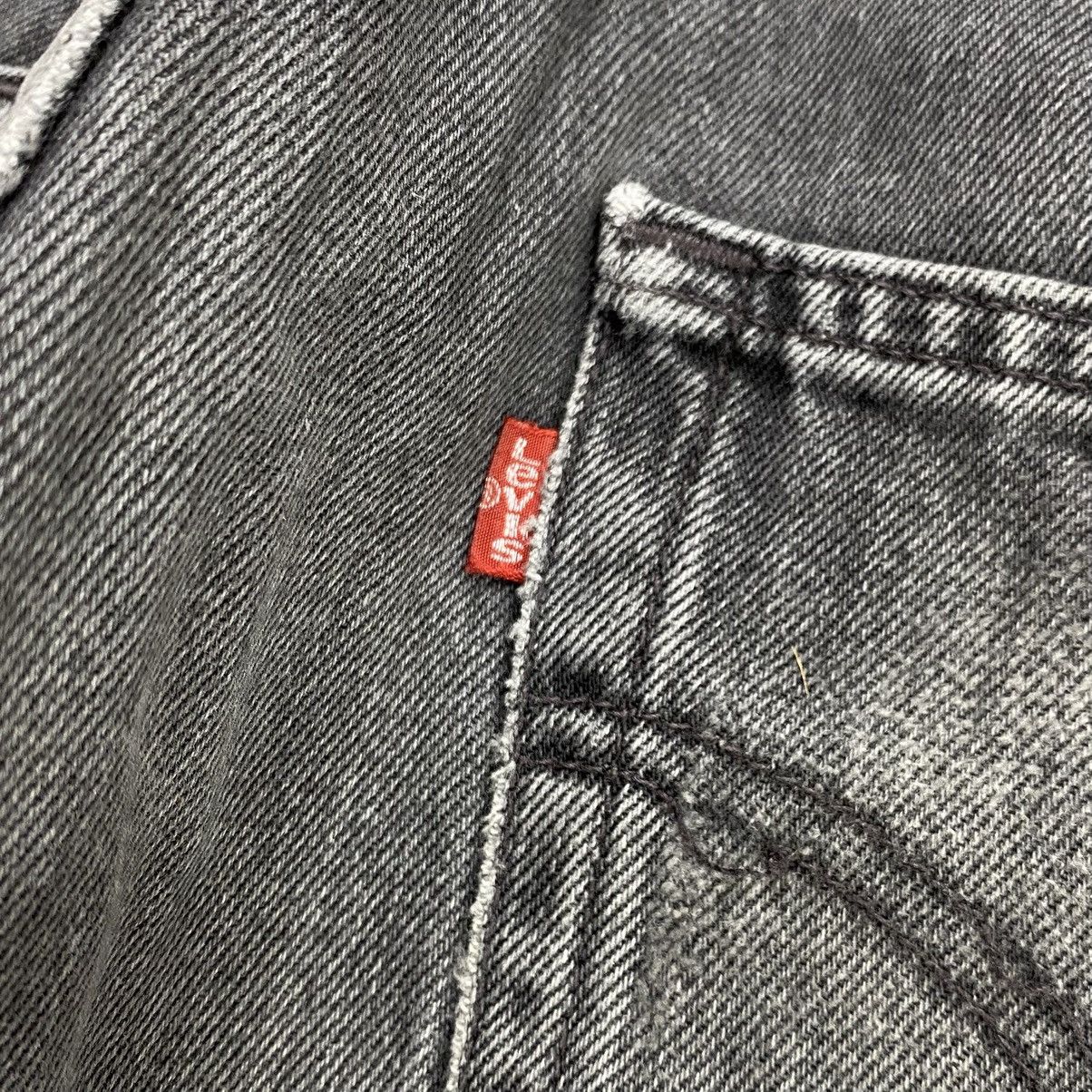 Levi's Vintage Clothing 1990s Vintage Levis 512 36x34 Black Faded Baggy Jeans Size US 35 - 11 Thumbnail