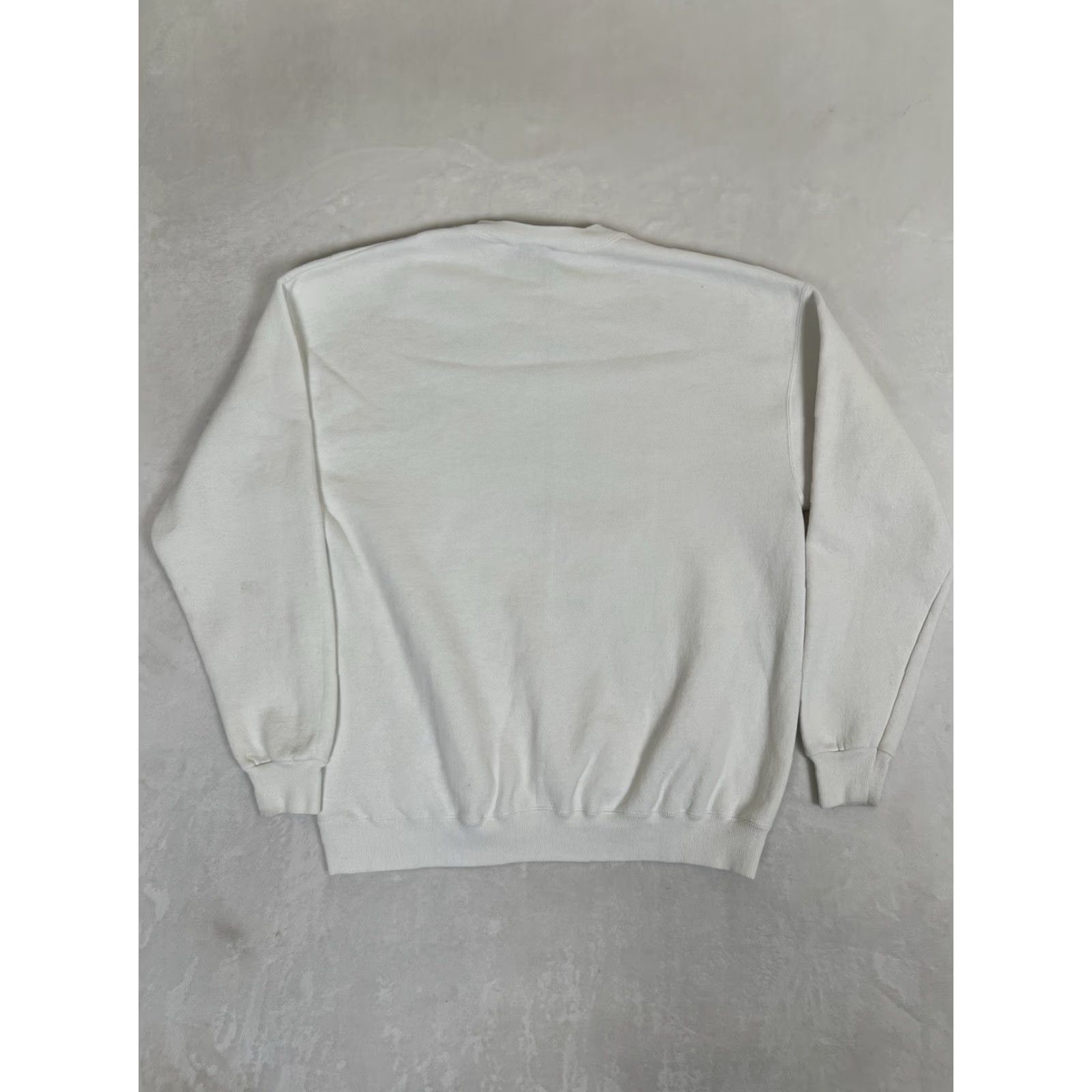 Lee VINTAGE Randy Glasbergen Comic Art Sweatshirt XL Men White 90s Pullover Made In USA Art Cartoon Stains Lee Size US XL / EU 56 / 4 - 6 Thumbnail