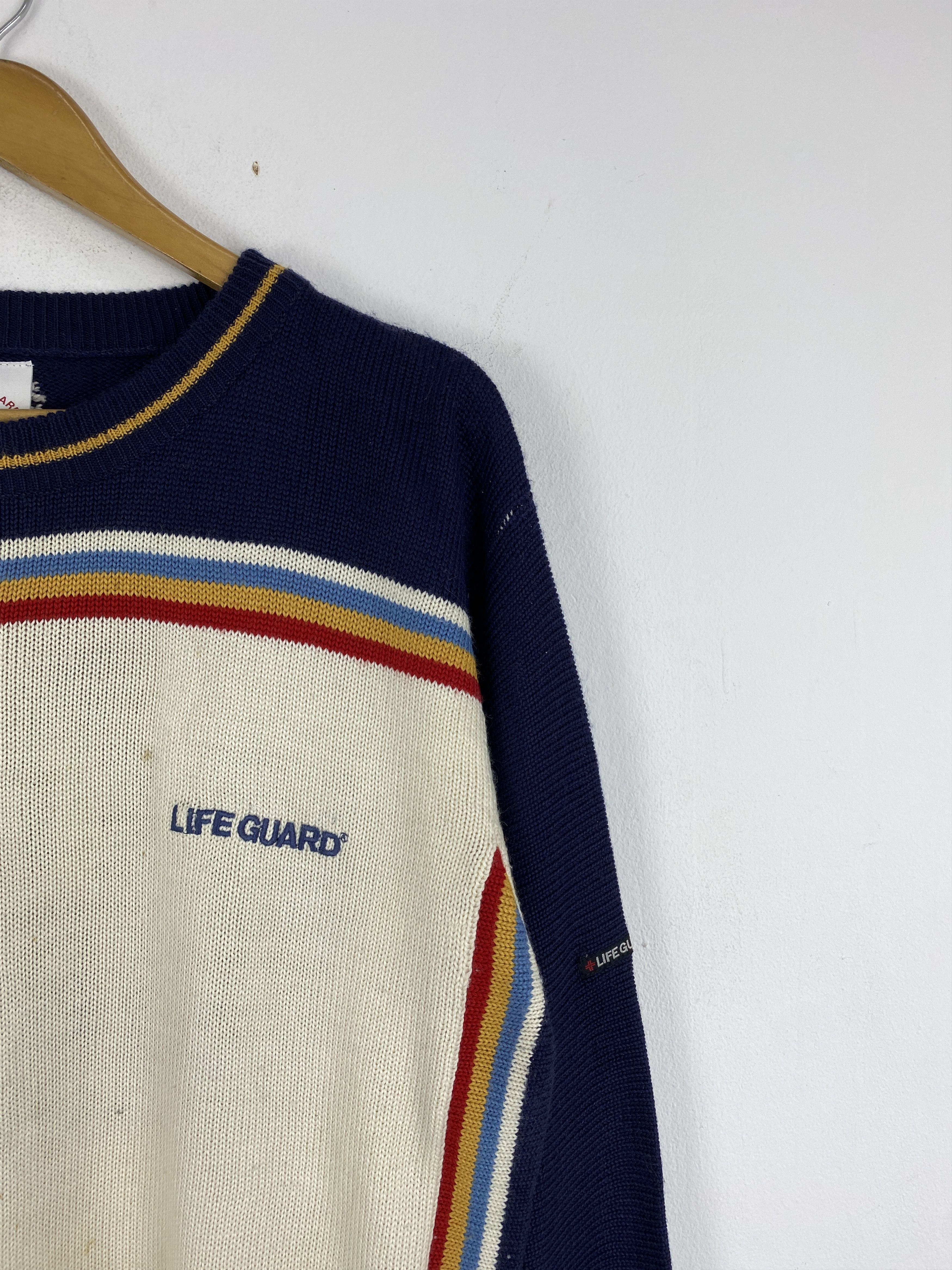 Japanese Brand × Vintage Vintage Lifeguard Long Sleeves Knitwear Size US M / EU 48-50 / 2 - 8 Thumbnail
