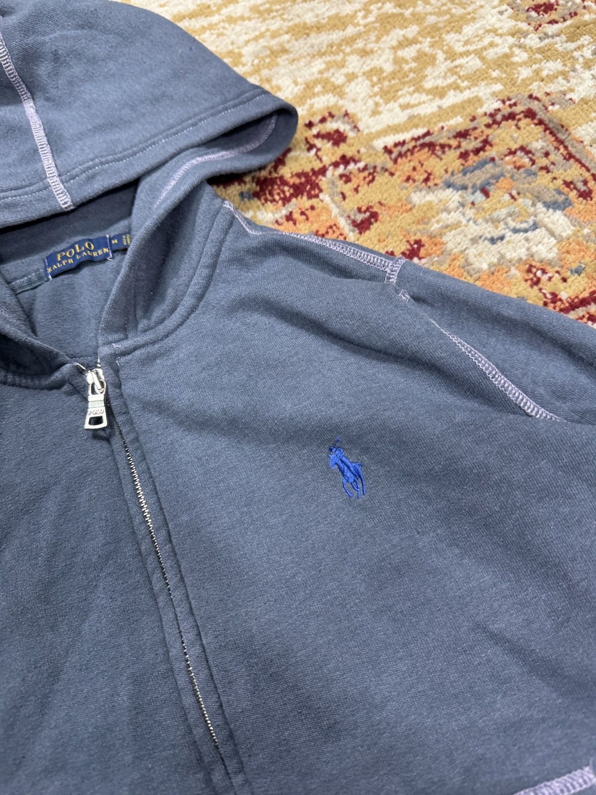 Polo Ralph Lauren Y2K Ralph Lauren Cropped Zip Hoodie Vintage Boxy Size US XS / EU 42 / 0 - 2 Thumbnail