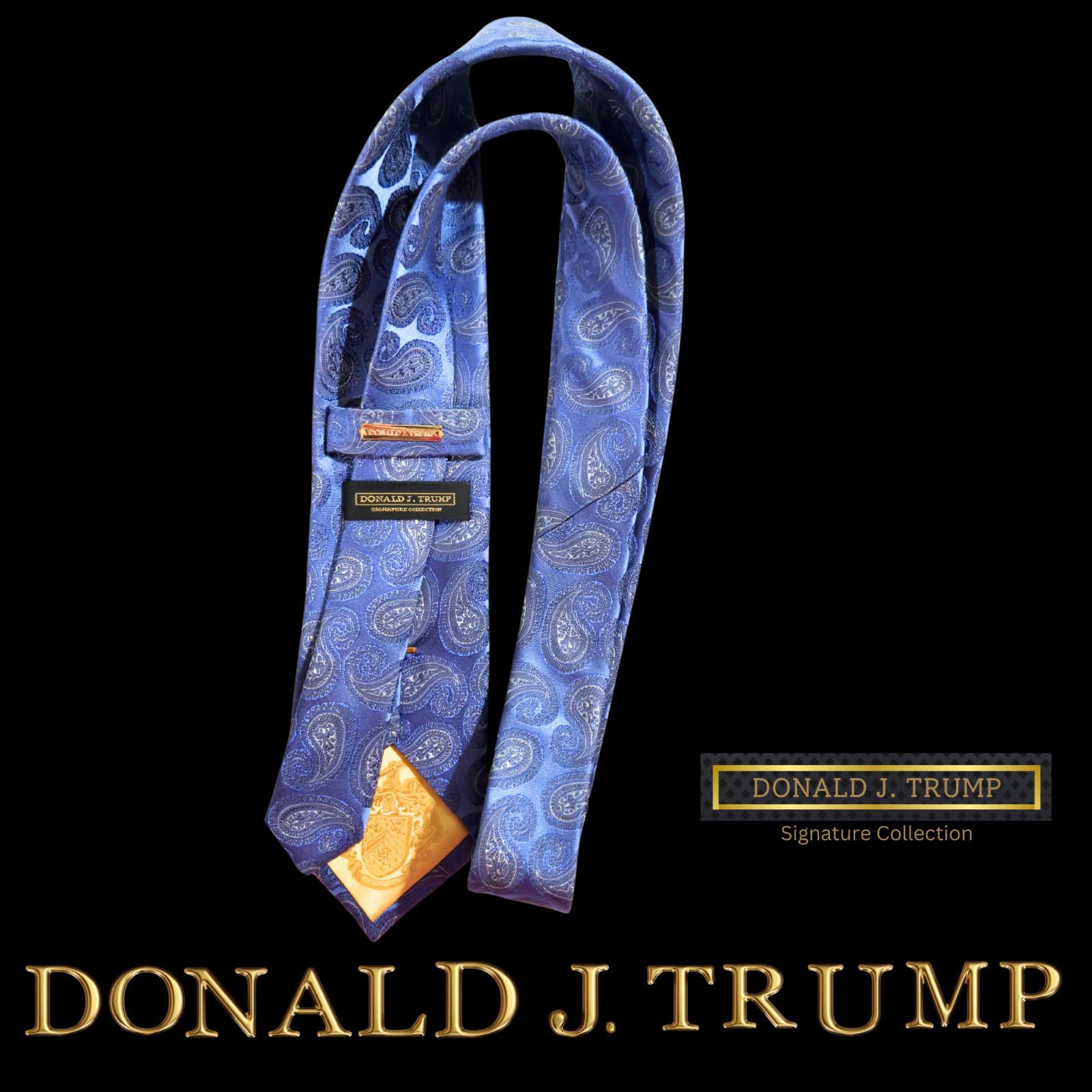 Designer Donald Trump Collection Necktie Silk w/ Tie Gift Box NEW Size ONE SIZE - 3 Thumbnail