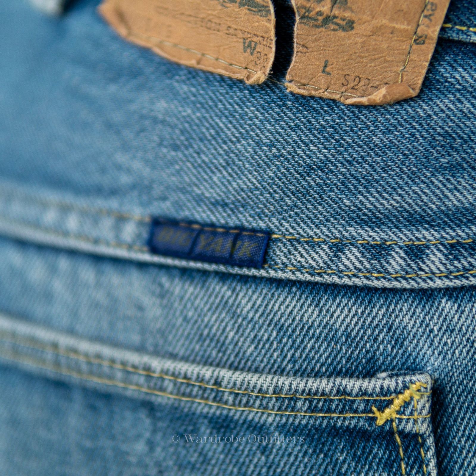 Vintage 70’s Vintage Big Yank Rockabilly Western Bootcut Denim Jeans Size US 30 / EU 46 - 13 Thumbnail