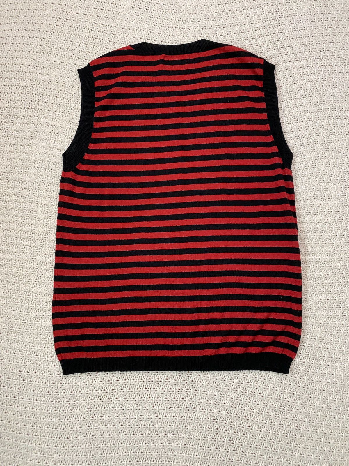 Japanese Brand × Number (N)ine Number (N)ine Cashmere Kurt Cobain Striped Sweater Vest Size US M / EU 48-50 / 2 - 2 Thumbnail