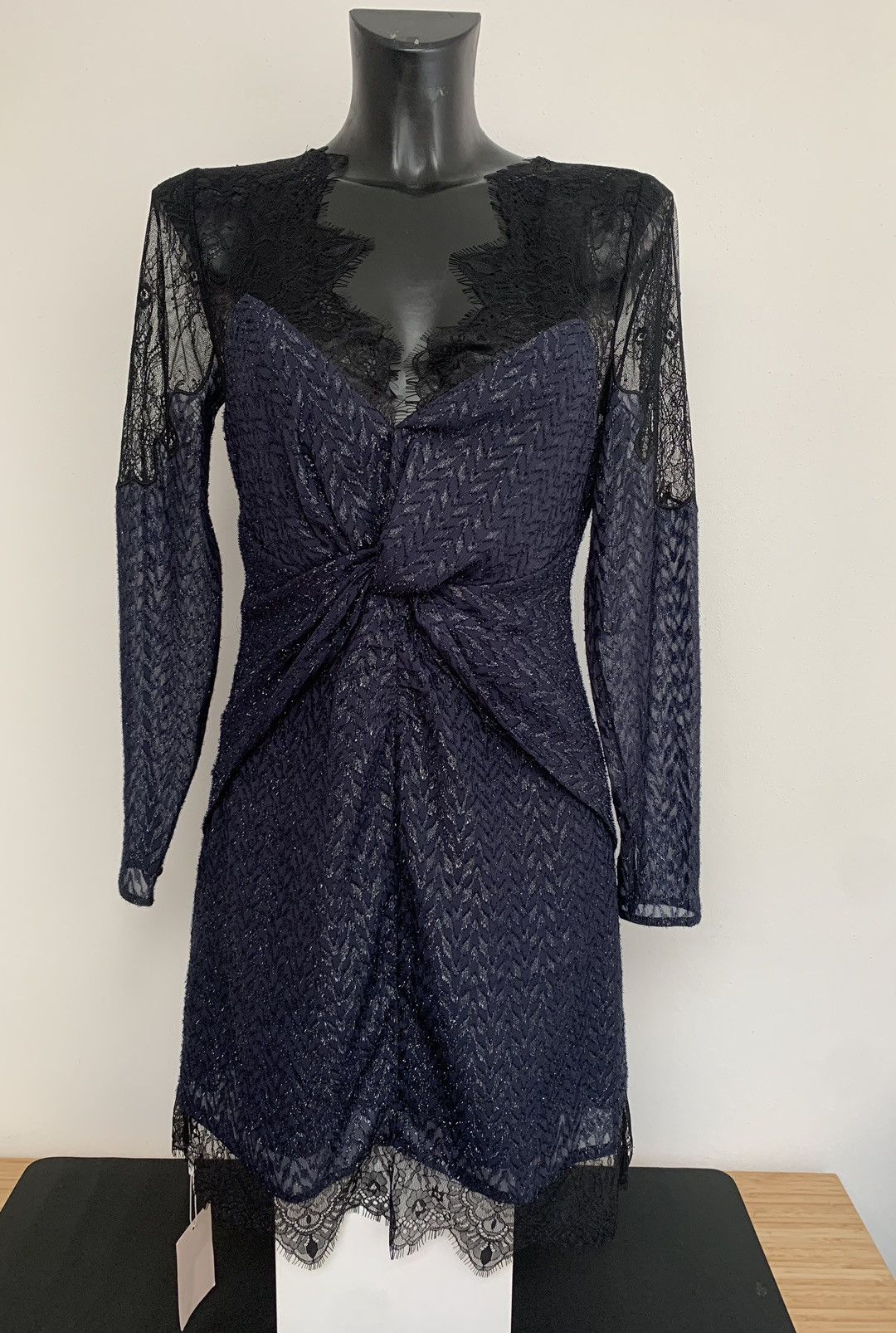 Self-Portrait Self Portrait Navy Blu Dress Size M / US 6-8 / IT 42-44 - 6 Thumbnail