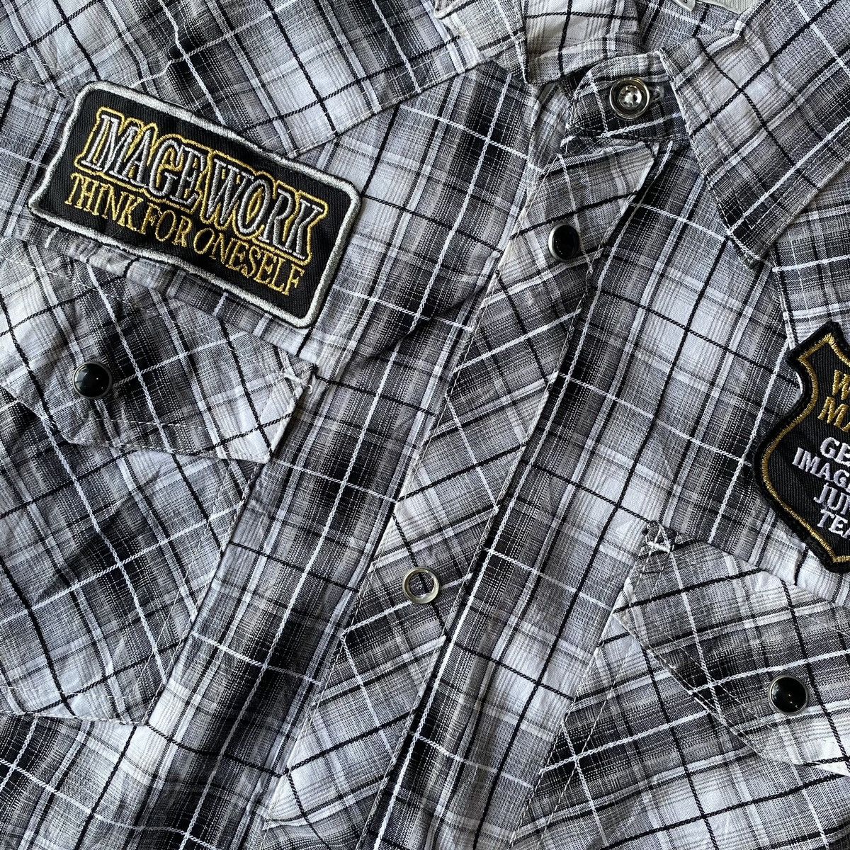 If Six Was Nine × Japanese Brand × Le Grande Bleu (L.G.B.) ImageWork Golden Eagle Button Up Workshirt Size US L / EU 52-54 / 3 - 6 Thumbnail