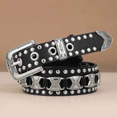 Other punk rock belt geometry pattern fashion Size ONE SIZE - 6 Thumbnail