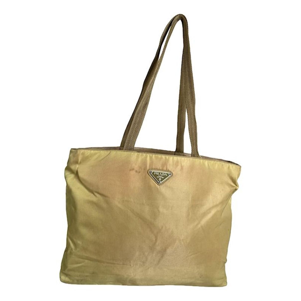Prada Re-Edition 2005 Zip Yellow Polyester Handbag Size ONE SIZE - 1 Thumbnail