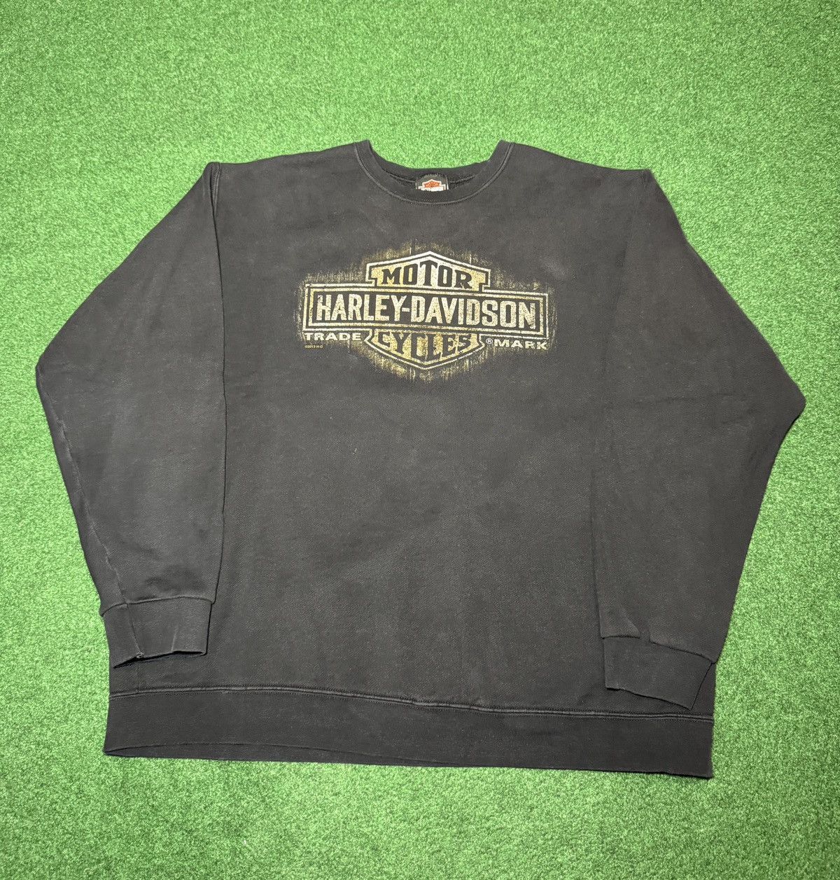 Harley Davidson Y2K Harley Davidson Emblem XL Motorcycle Biker Sweatshirt Size US XL / EU 56 / 4 - 1 Thumbnail