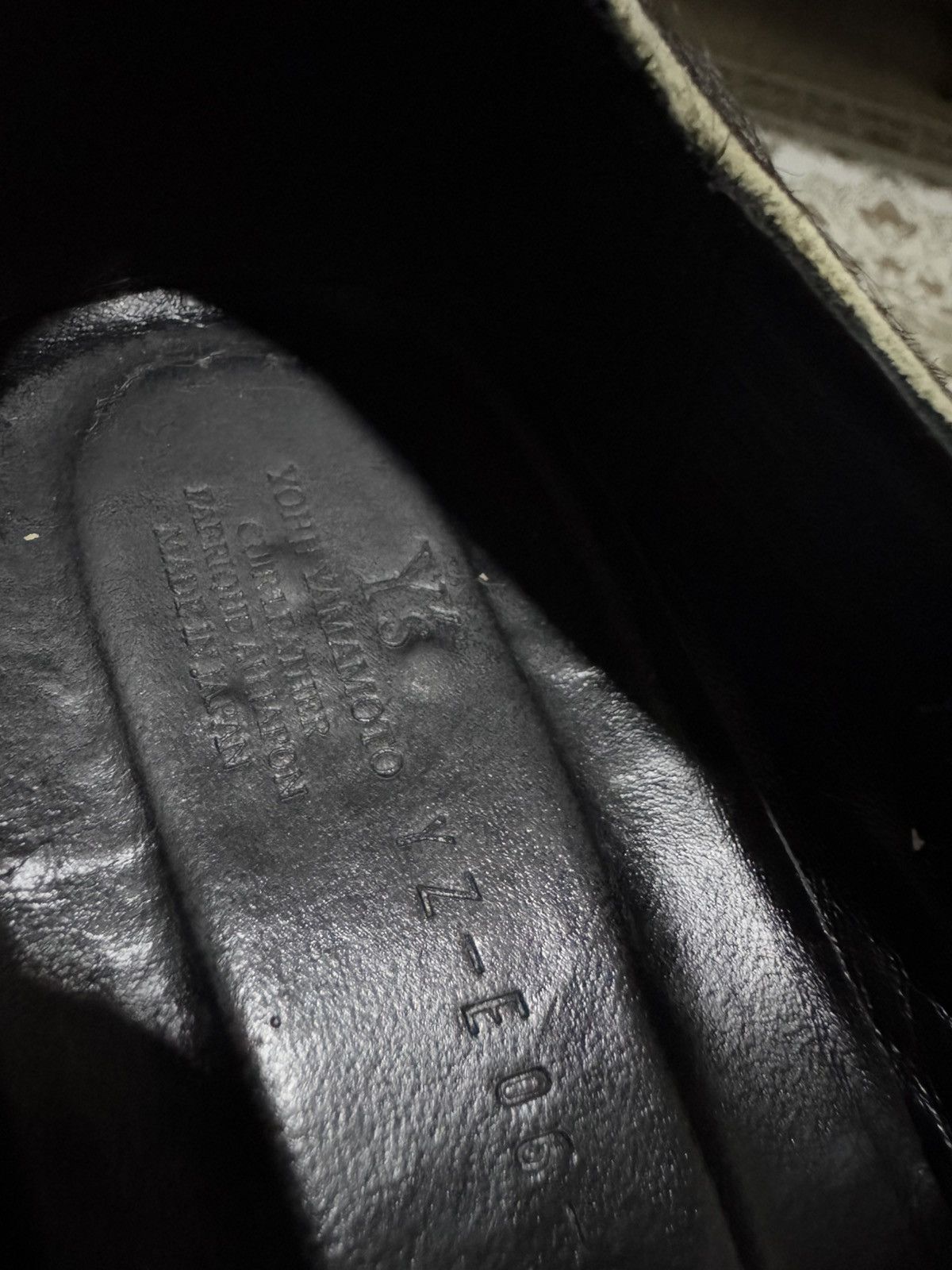 Leather × Y's × Yohji Yamamoto RARE! Y’s Slunk Leather Slip On Shoes Size US 4 / IT 34 - 5 Thumbnail