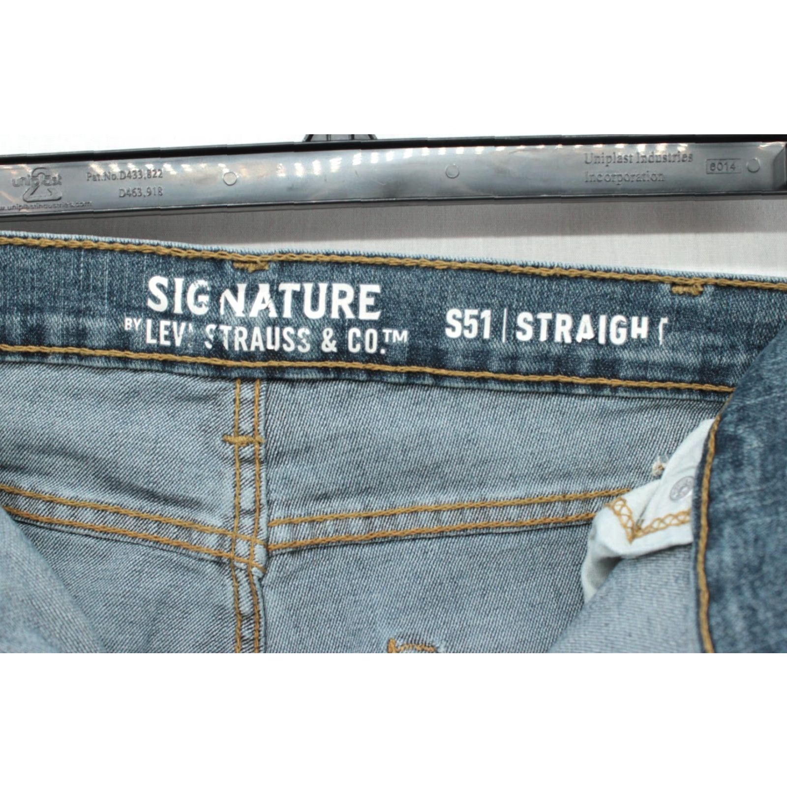 Levi's Levis Jeans Men's 40x31 Blue Signature S51 Straight Stretch Denim Work Wear Size US 40 / EU 56 - 7 Thumbnail