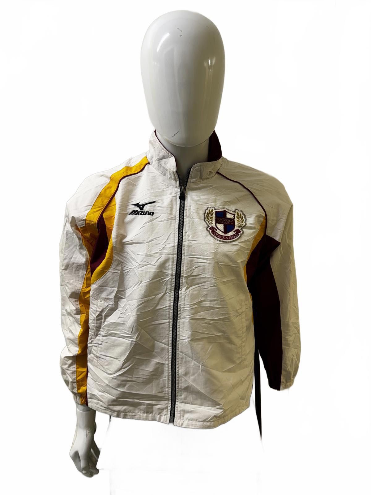 Mizuno Mizuno White and Maroon Sports Jacket Size US M / EU 48-50 / 2 - 2 Thumbnail