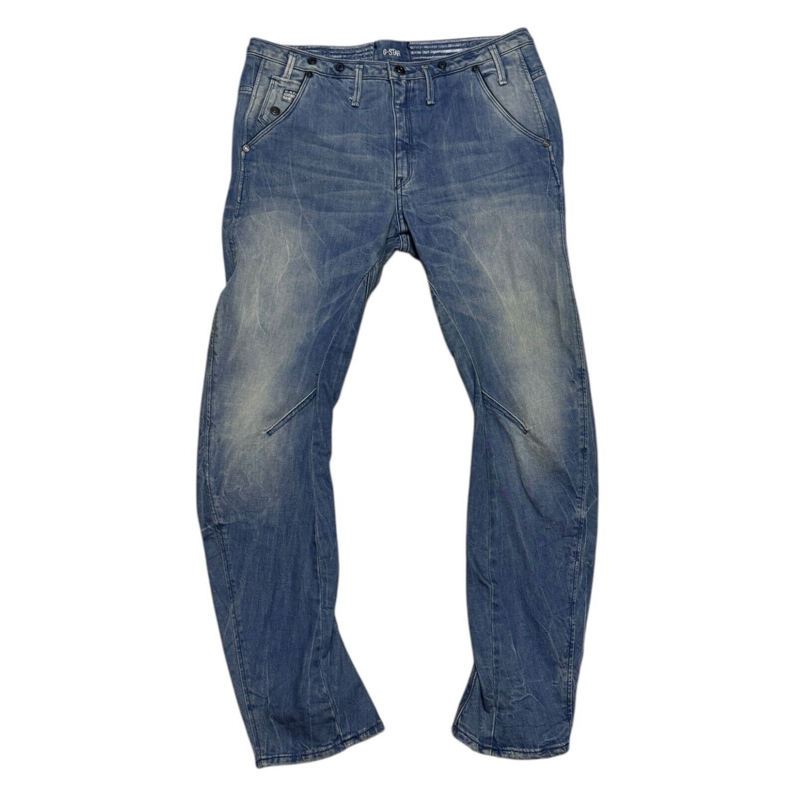 G-Star G STAR RAW ARC Navy 3D TAPERED BRACES Denim Jeans 12 Size 32" / US 10 / IT 46 - 1 Thumbnail