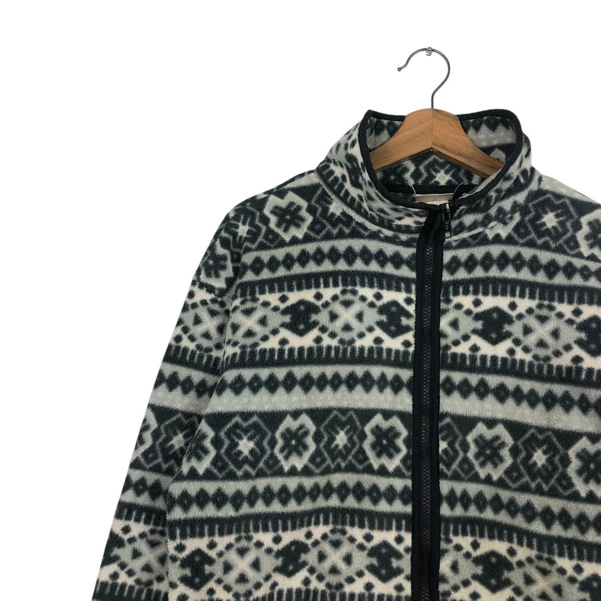 L.L. Bean 🔥VINTAGE ZIPPER FLEECE JACKET L.L.BEAN FREEPORT NAVAJO AZTEC Size US M / EU 48-50 / 2 - 9 Thumbnail