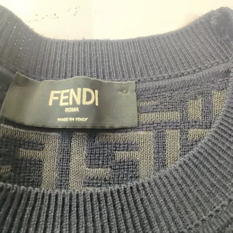 Fendi Fendi Monogrammed knitwear Size US M / EU 48-50 / 2 - 3 Thumbnail