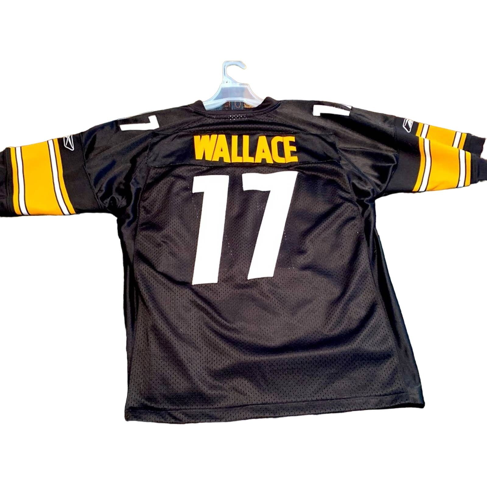 Reebok REEBOK ON FIELD STEELERS MIKE WALLACE MENS NFL JERSEY SZ 48 Size US XL / EU 56 / 4 - 2 Thumbnail