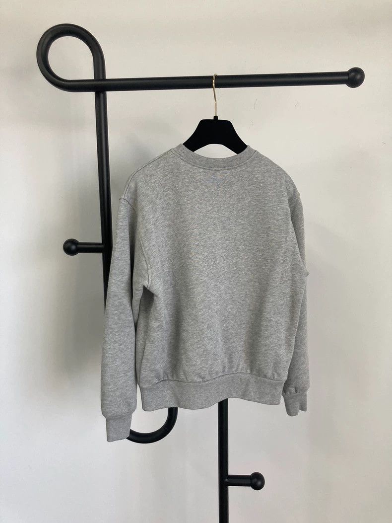 Gucci Gucci Size12 Gray diamond-embled round-neck sweatshirt Size XS / US 0-2 / IT 36-38 - 4 Thumbnail