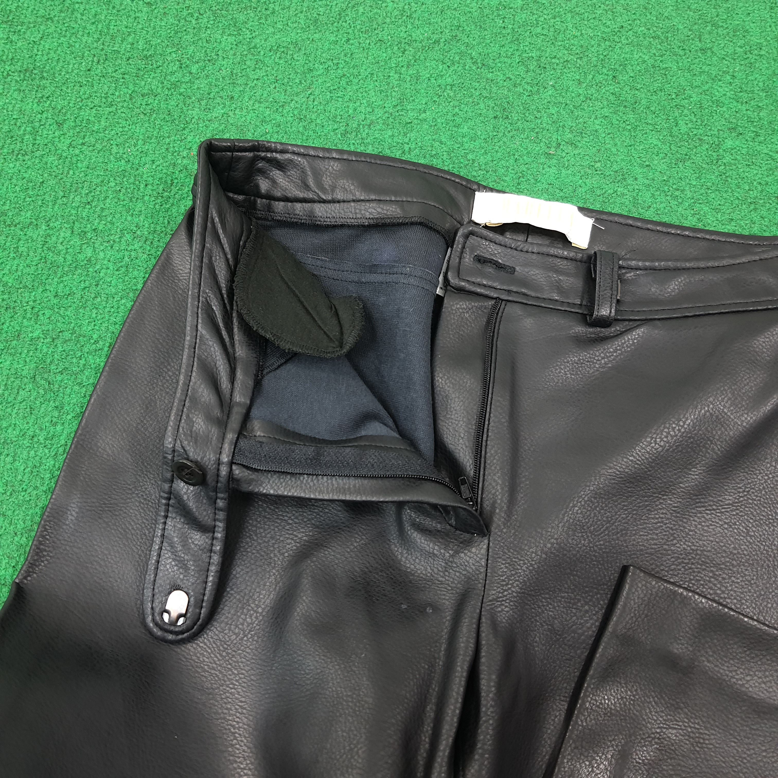 Marella Vintage Marella Tricot Designer Leather Pants C235N38 Size 28" / US 6 / IT 42 - 5 Thumbnail