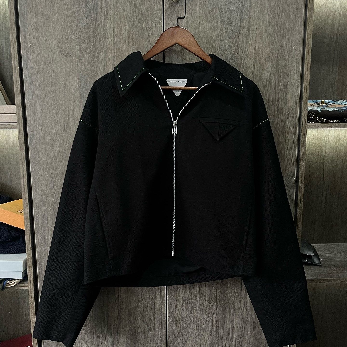 Bottega Veneta Bottega Veneta Contrast Stitch Jacket US S Size US S / EU 44-46 / 1 - 1 Thumbnail