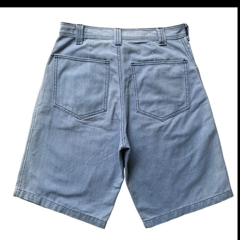 Oakley Vtg 90's SMP surfboard iconic logo embroidery denim Jorts Size US 30 / EU 46 - 6 Thumbnail