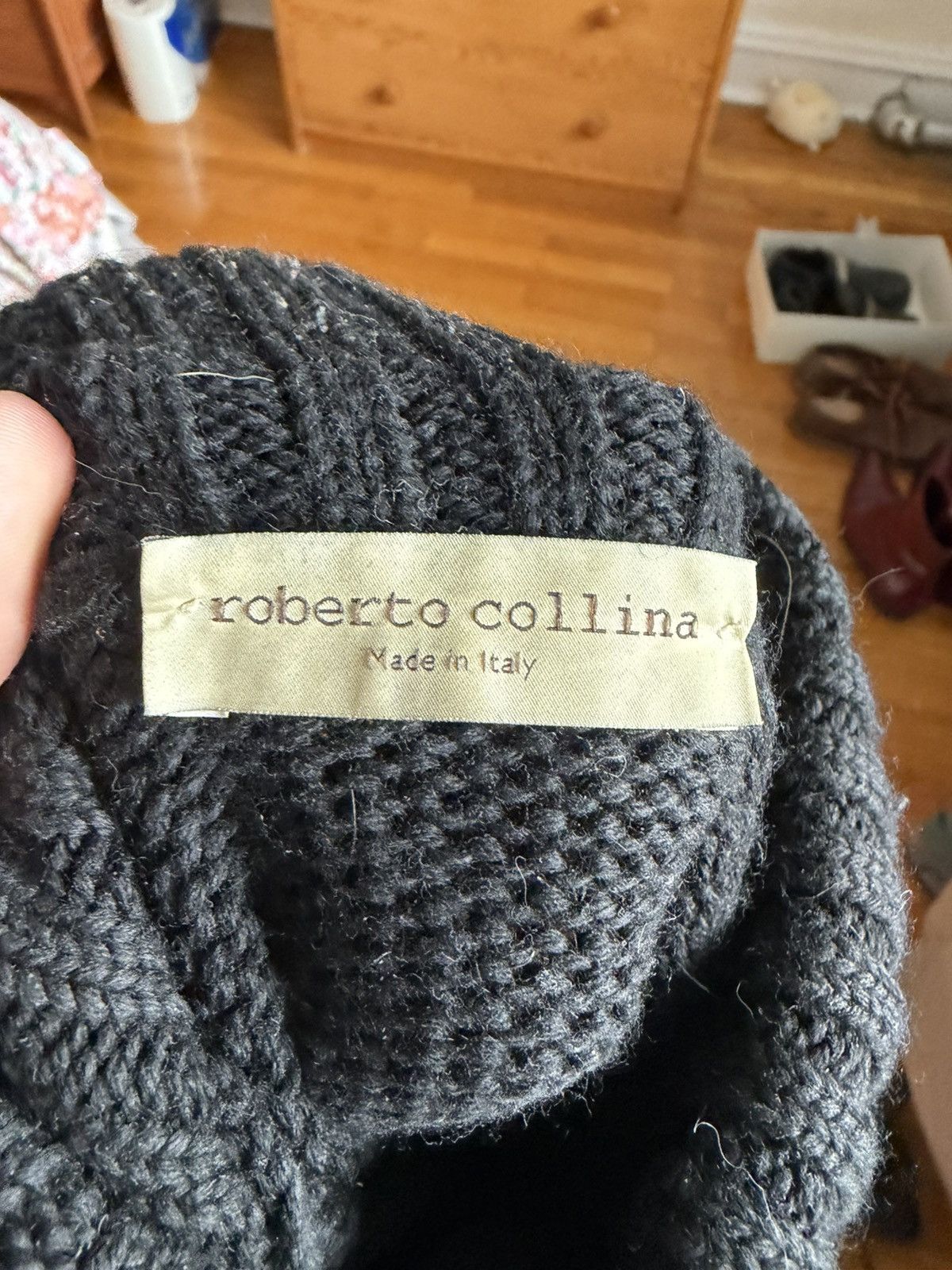 Roberto Collina Roberto Collina Black Turtleneck Size US M / EU 48-50 / 2 - 4 Thumbnail