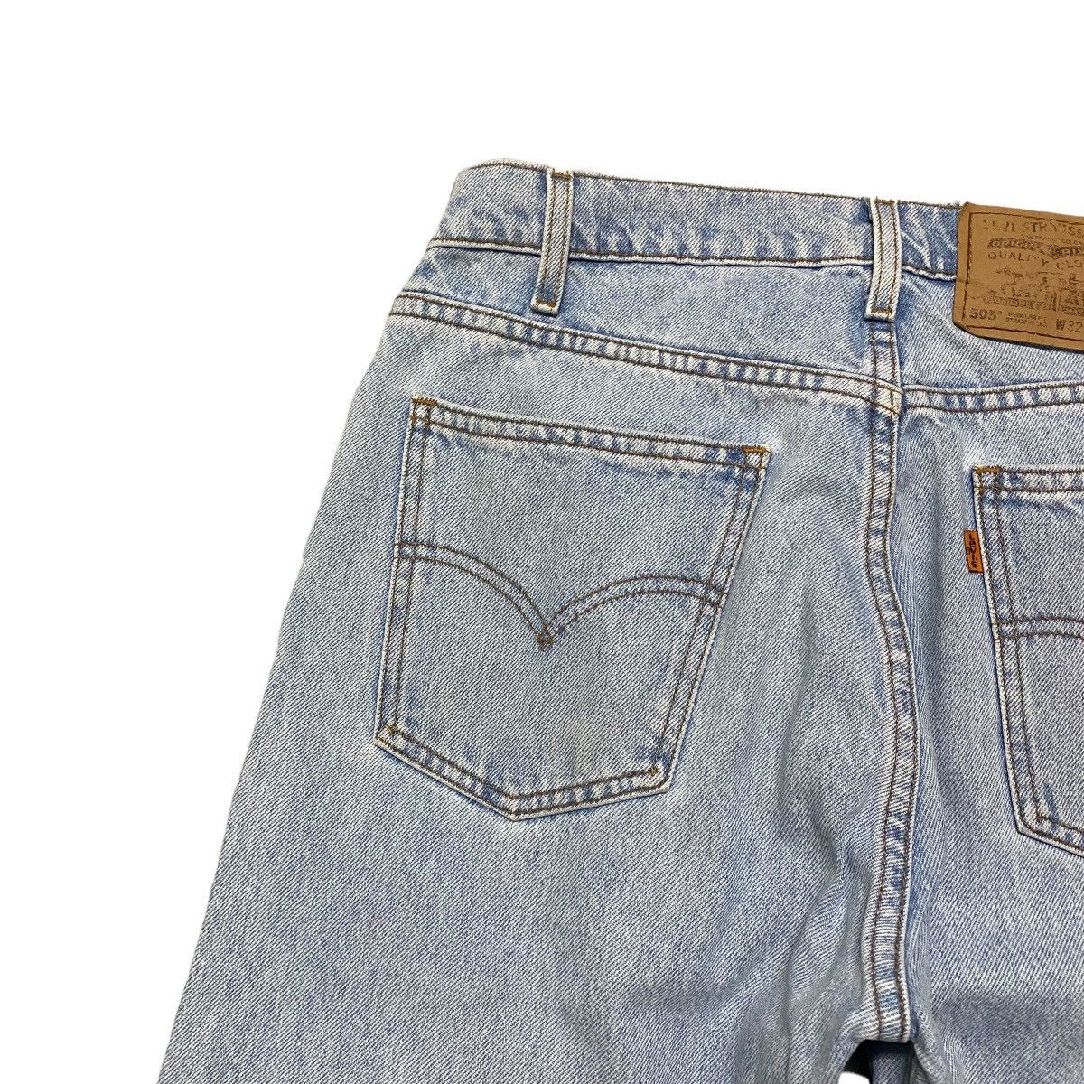 Levi's Vintage 90s Levis 505 Orangetab Regular Fit Jeans Lightwash Size US 31 - 11 Thumbnail