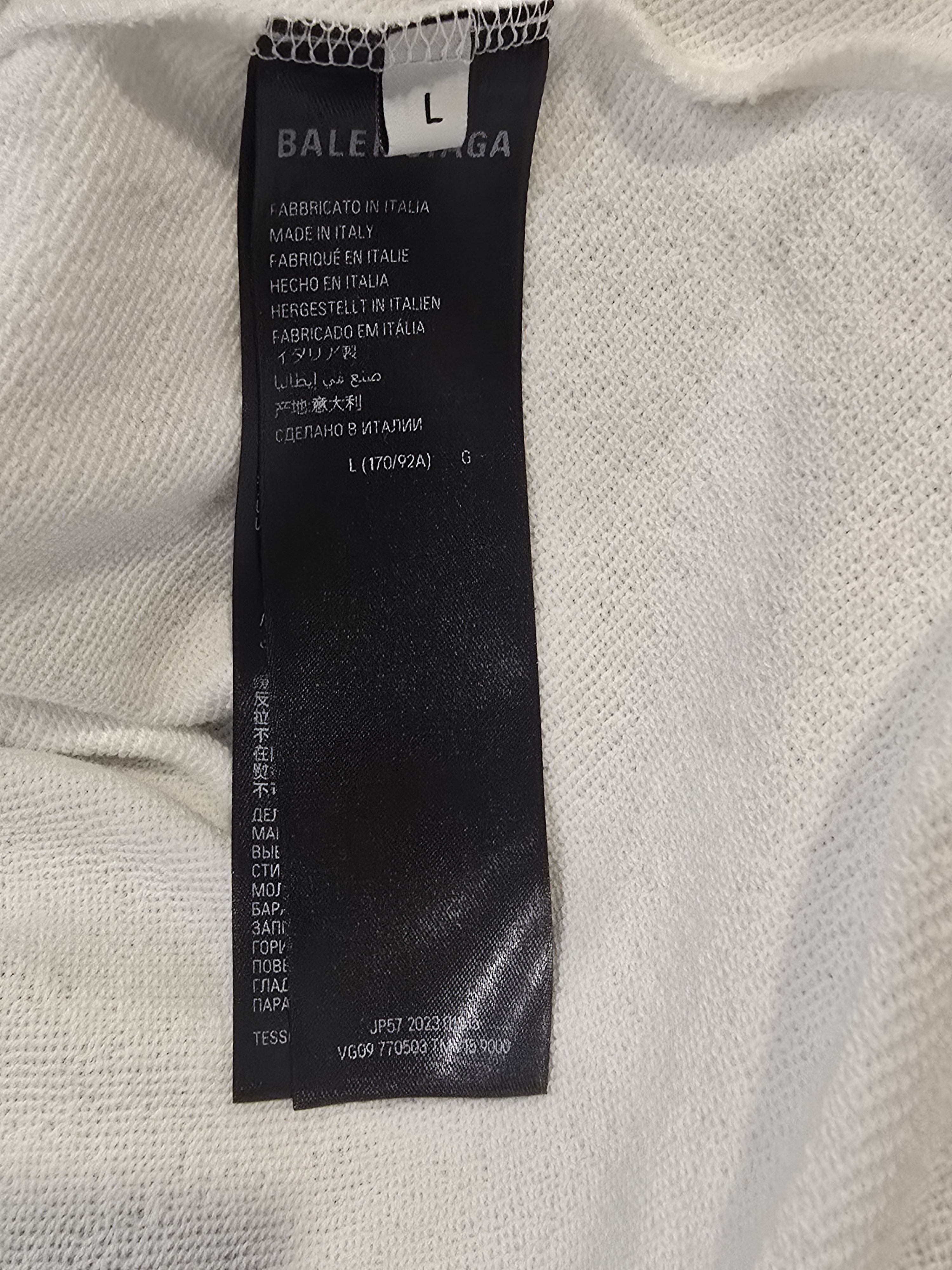 Balenciaga Zip-up Hoodie White - Large - Unisex Size US L / EU 52-54 / 3 - 8 Thumbnail