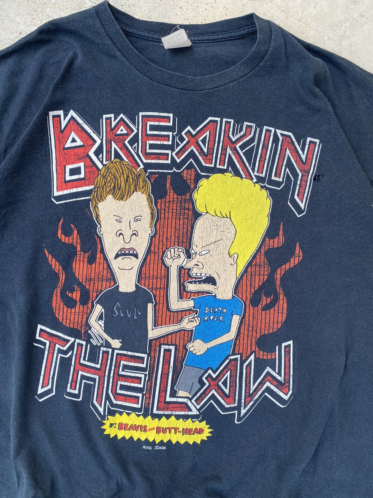 Band Tees Vintage Y2K Beavis and Butthead Ripoff Judas Priest Size US XL / EU 56 / 4 - 2 Thumbnail