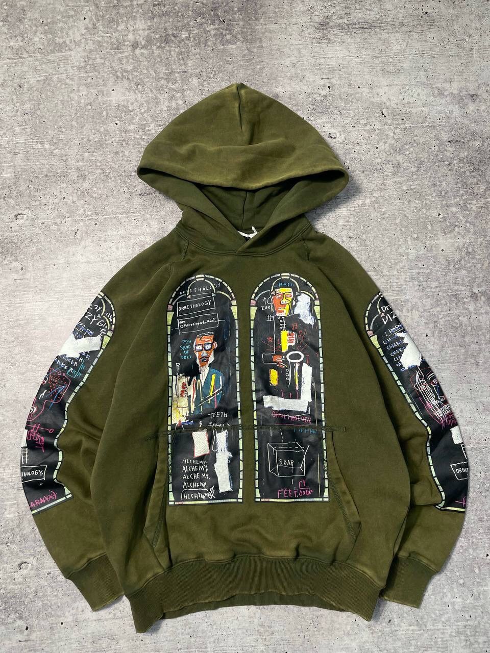 H&M × Jean-Michel Basquiat × Who Decides War Who Decides War H&M Printed Logo Hoodie Y2K Size US XS / EU 42 / 0 - 2 Thumbnail