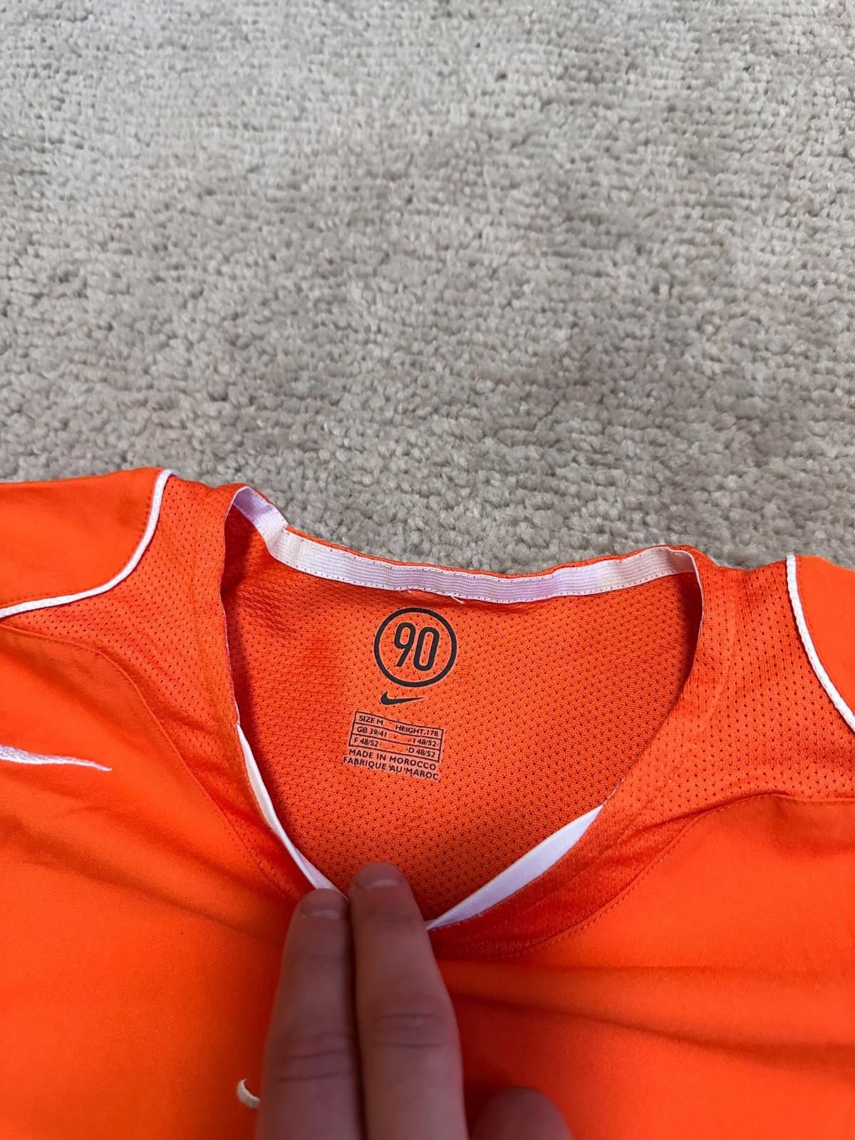 Nike NETHERLANDS HOLLAND 2004 FOOTBALL SHIRT NIKE SOCCER JERSEY Size US M / EU 48-50 / 2 - 4 Thumbnail