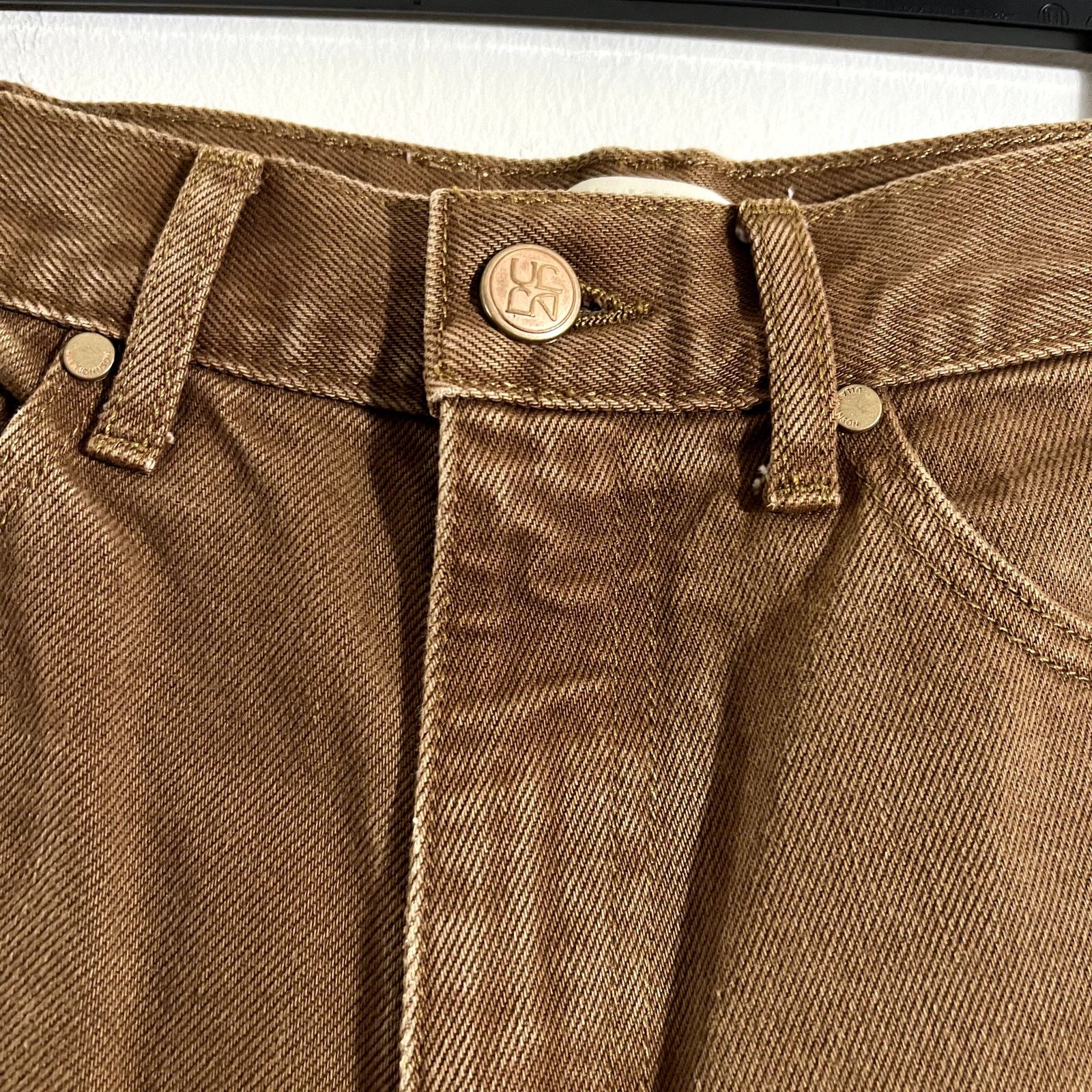 Ulla Johnson ULLA JOHNSON the agnes jean in umber wash brown size 24 Size 24" / US 00 / IT 34 - 8 Thumbnail