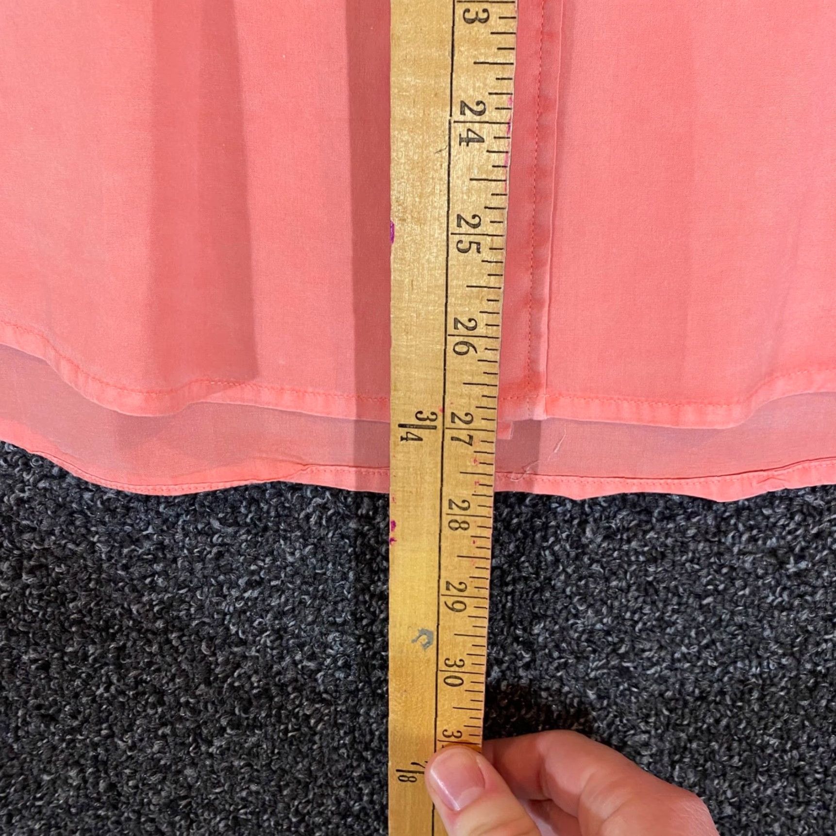 Faherty Faherty Shirt Mens Large Orange Button-Up Outdoors L/S Cotton Shirt Size US L / EU 52-54 / 3 - 4 Thumbnail