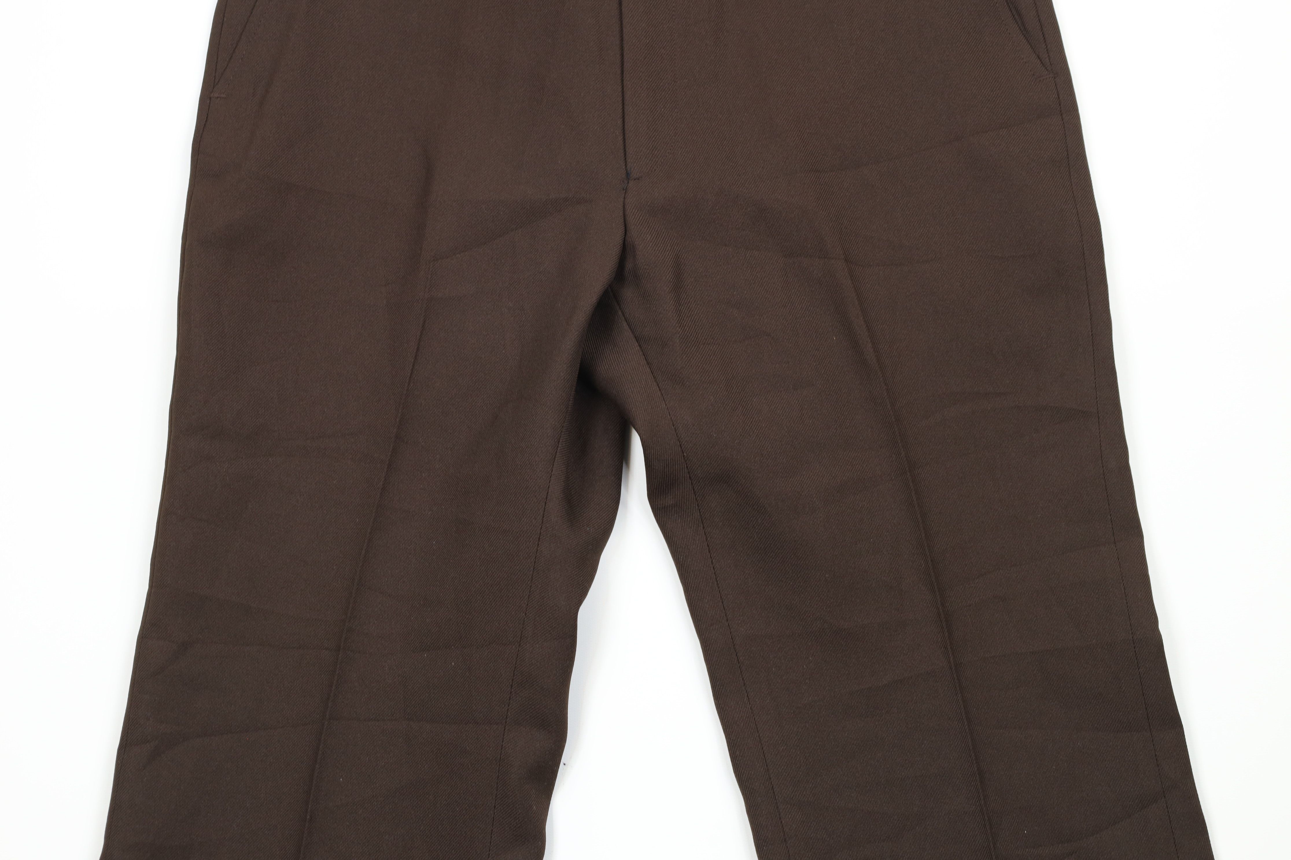 Vintage Vintage 70s Streetwear Knit Flared Bell Bottoms Pants Brown Size US 32 / EU 48 - 3 Thumbnail