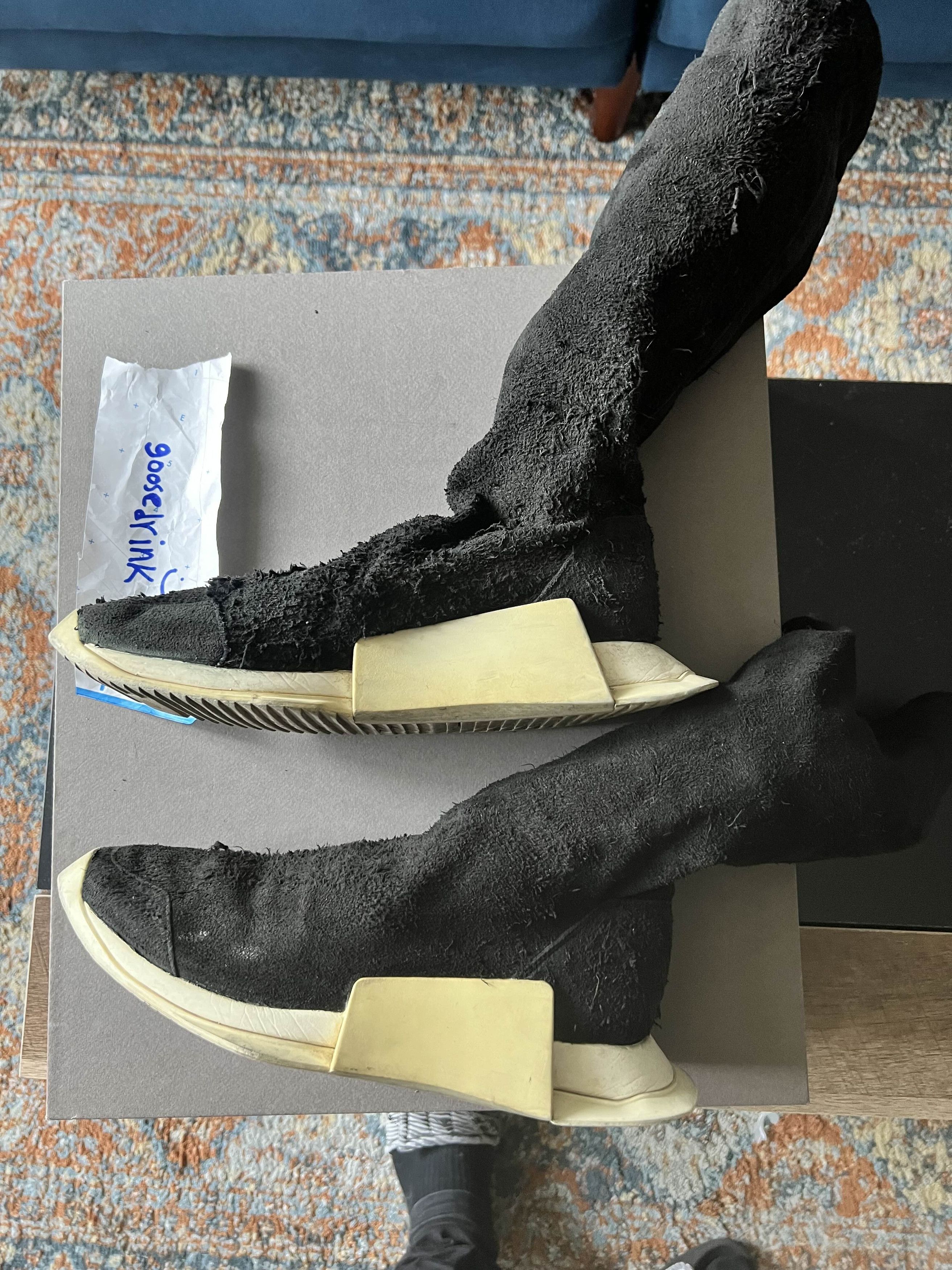 Rick Owens RICK OWENS FW17 "GLITTER" Level Sock Runners Size US 8 / EU 41 - 5 Thumbnail