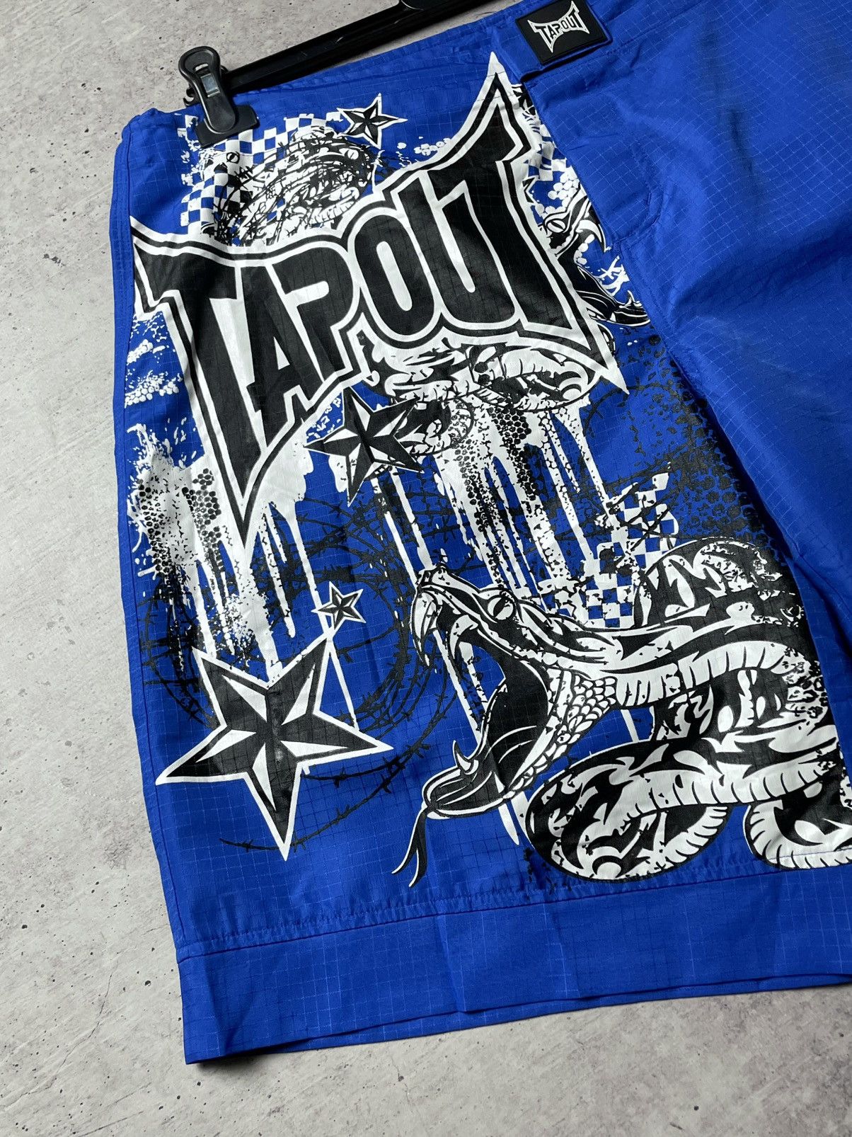 Tapout Tapout Vintage Shorts Y2K MMA Elite Affliction style Size US 36 / EU 52 - 3 Thumbnail