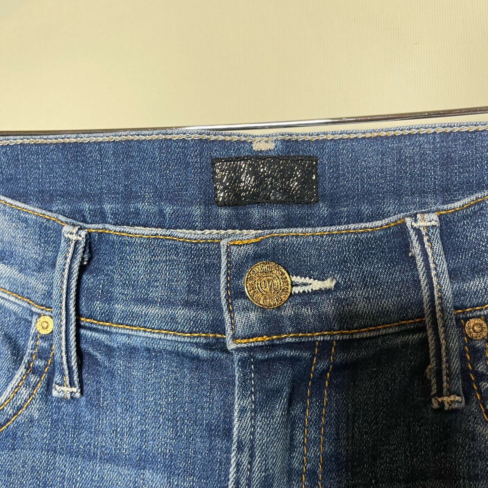 MOTHER MOTHER The Insider Crop Step Fray not rough enough Jeans 28 Size 28" / US 6 / IT 42 - 6 Thumbnail
