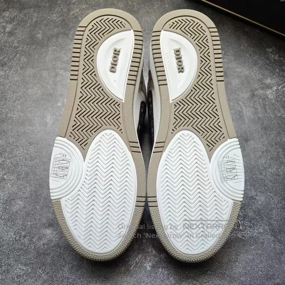 Dior DIOR B57 White Brown Shoes. Size US 7 / EU 40 - 8 Thumbnail