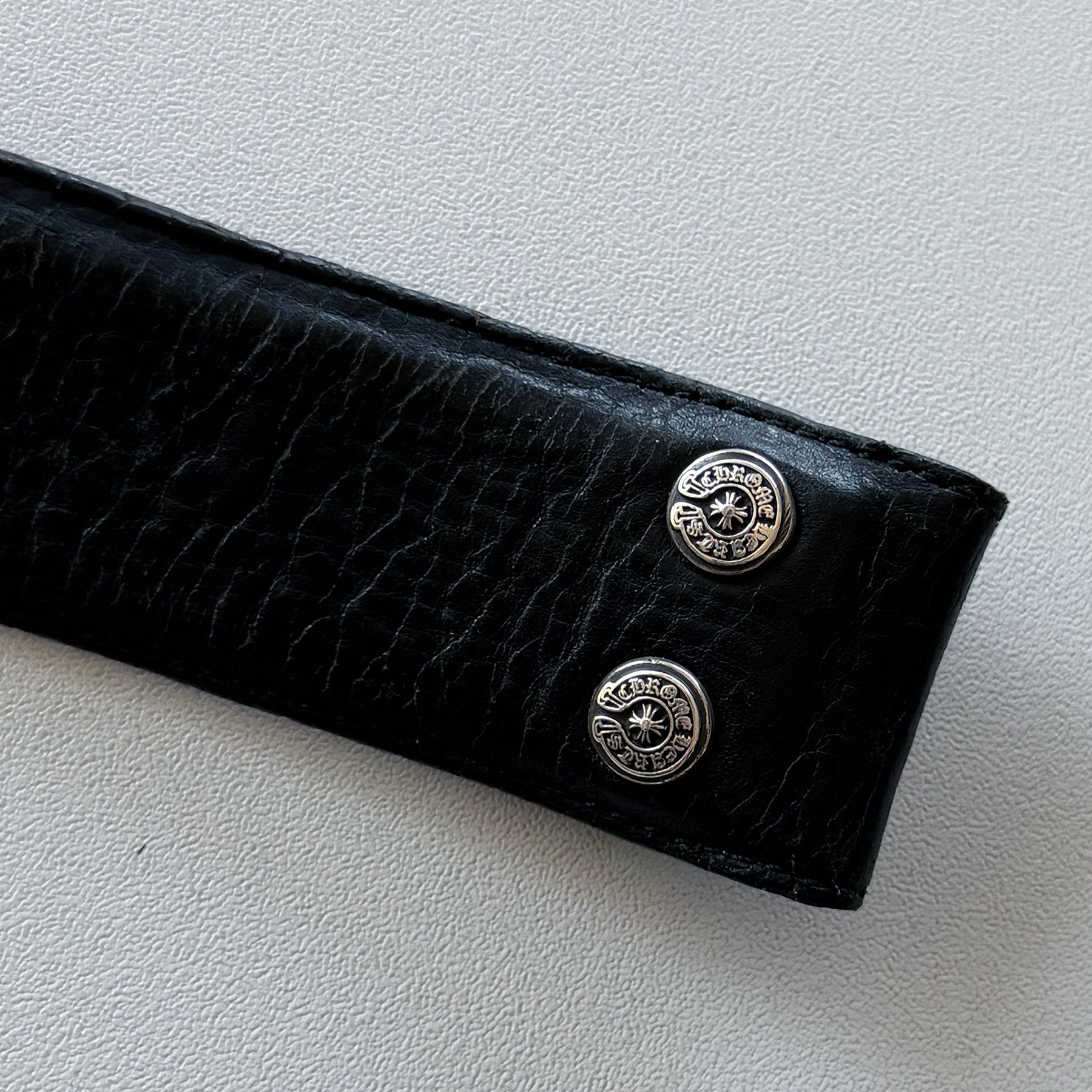 Chrome Hearts Chrome Hearts 1.5 Inch Leather Belt Strap Size 30 - 11 Thumbnail