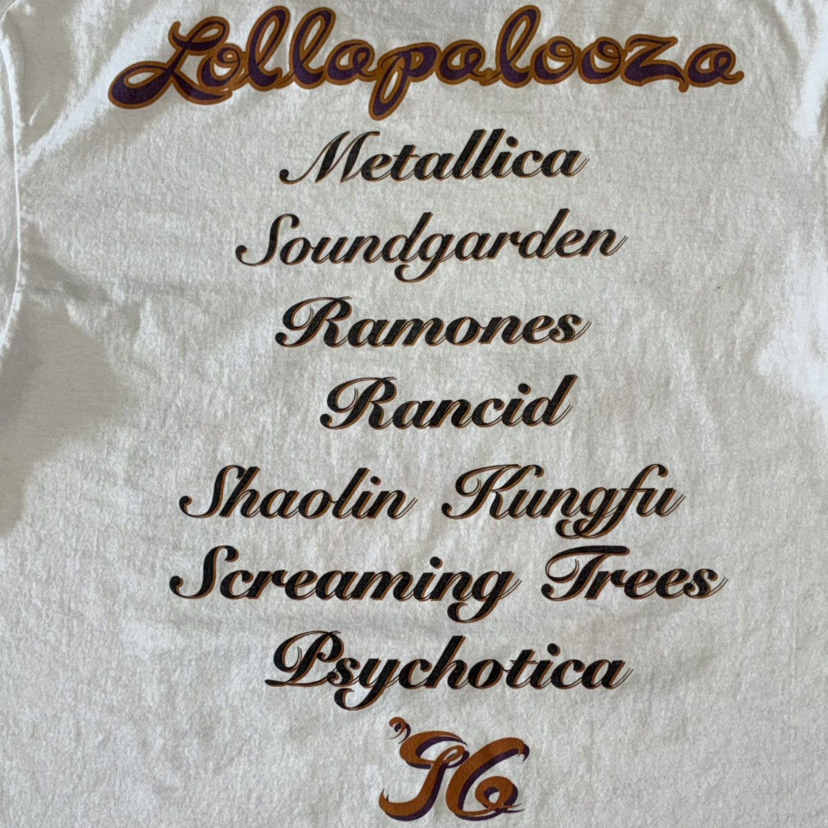 Giant 1996 Lollapalooza Fractal Butterfly Summer of Noise shirt Size US L / EU 52-54 / 3 - 6 Thumbnail
