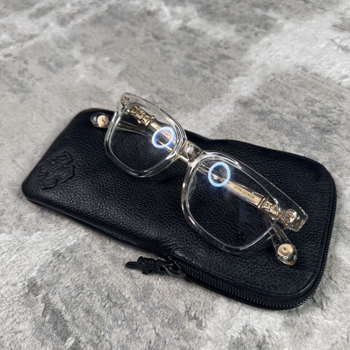Chrome Hearts Cox ucker clear frame glasses Size ONE SIZE - 14 Thumbnail