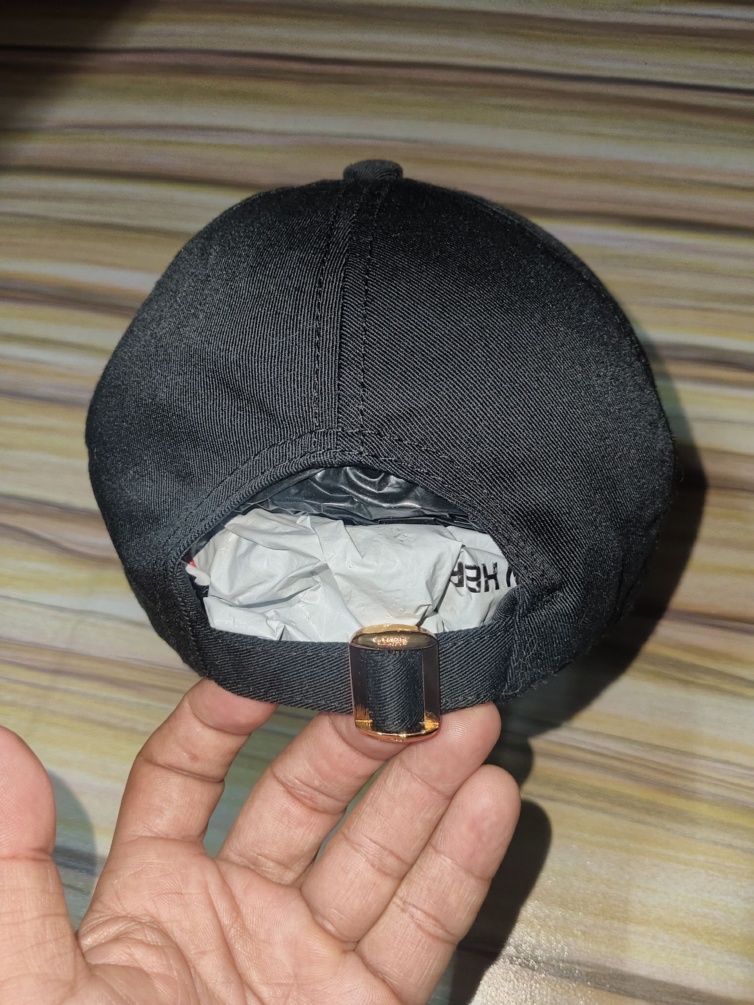 Celine CELINE Black Baseball Cap Size ONE SIZE - 6 Thumbnail