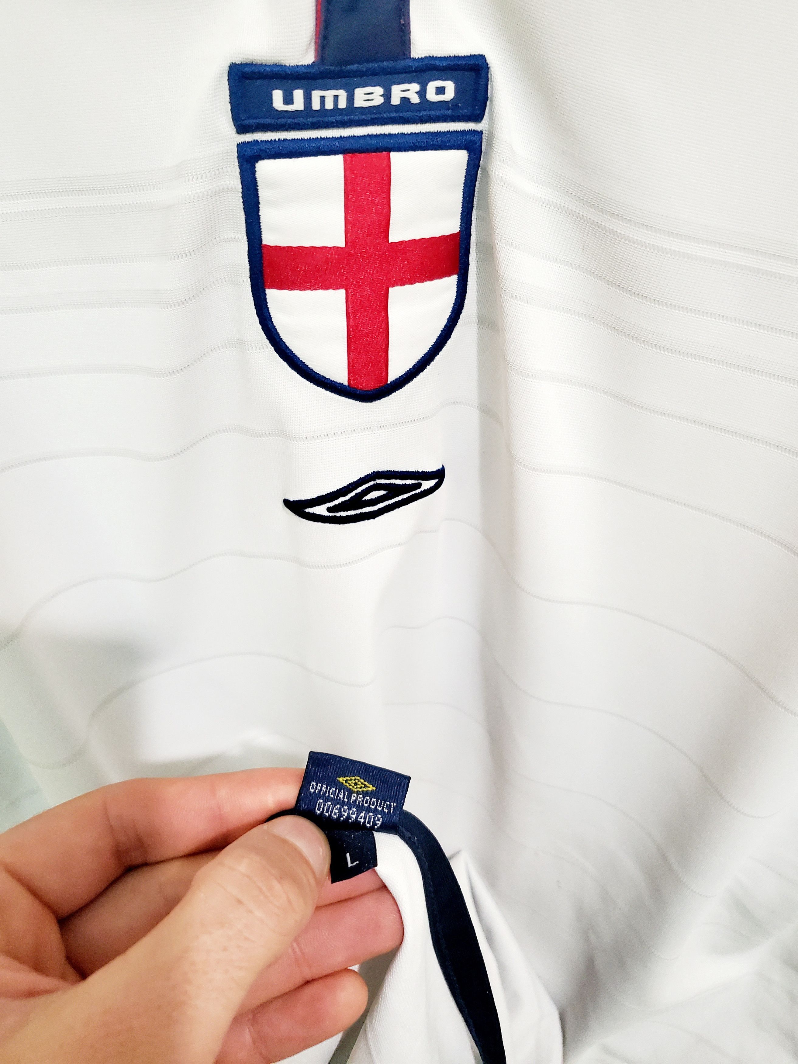 Other 2 IN 1 ENGLAND NATIONAL 2003/2005 HOME SOCCER JERSEY SIZE L Size US L / EU 52-54 / 3 - 5 Thumbnail