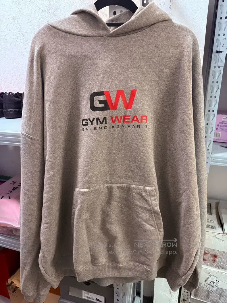 Balenciaga Balenciaga Classic GW Front Letter Logo Grey Hoodie Size US S / EU 44-46 / 1 - 1 Thumbnail